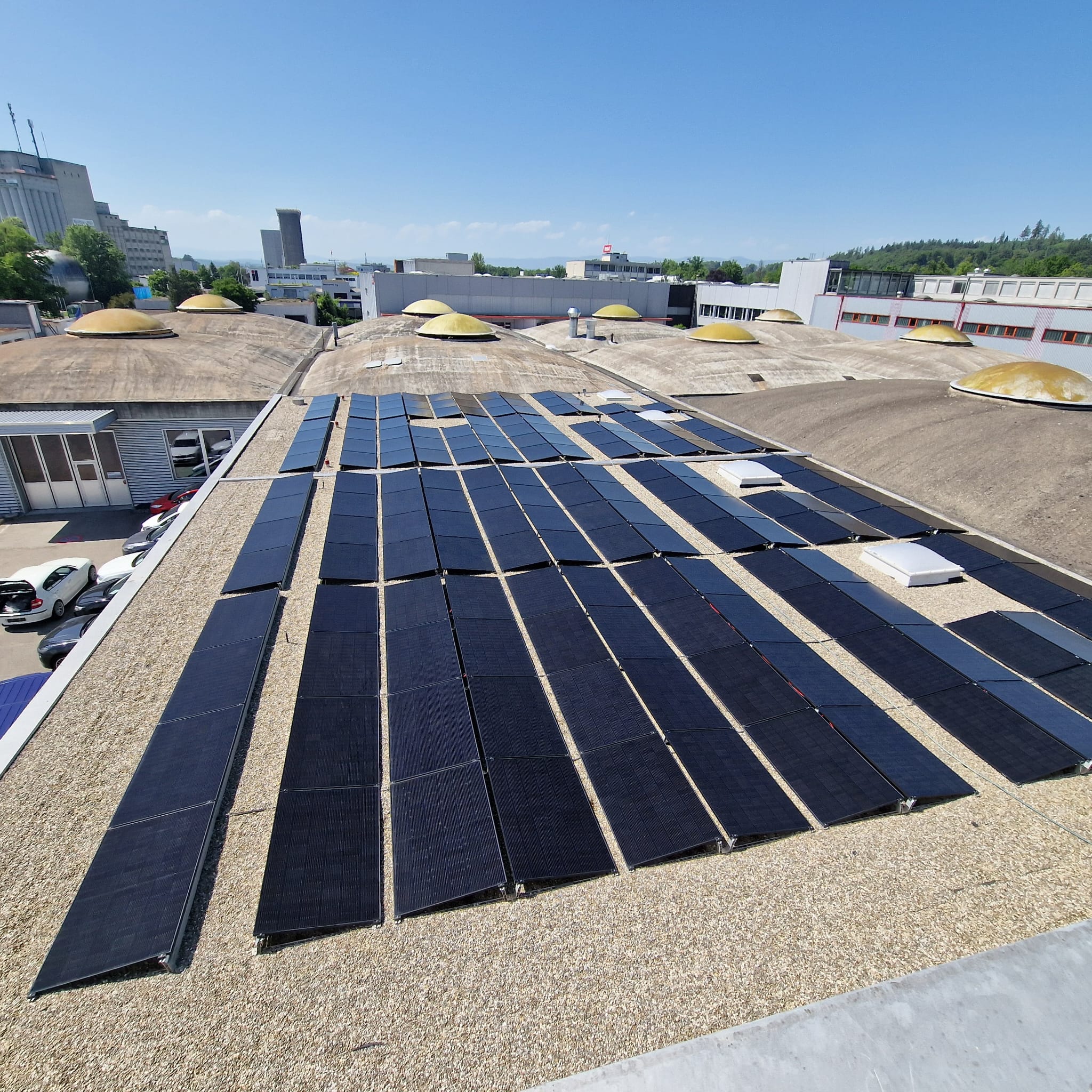 Gereinigte Solaranlage Solothurn – Solar Clean